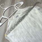 Meo Meli Dress silk halter column maxi womens White medium minimalist chic flowy Photo 2