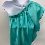 Kenneth Cole New York One Shoulder The Lovisa Blouse w/Side Ruffle Photo 4