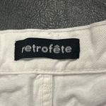 Retrofête Retrofete Jeans Womens 25 X 31 Chris White Distressed Straight Leg Italy Photo 3