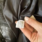 VTG 80s‎ Switzer's Genuine Leather Blazer Jacket Women's M Black Oversized Size M Photo 7