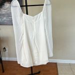 House Of CB  S D-DD Babydoll Ivory Chiffon Halter Mini Dress White‎ NWOT Photo 4