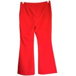 A8 INC International Concepts Red Flare Bell Bottom Wide Leg Trouser Pants Size 8 Photo 5