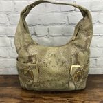 Michael Kors  Fulton Python Leather Hobo Shoulder Bag Handbag Purse Photo 1