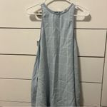 Rails  Blue Sleeveless Shift A-Line Grid Anya Dress Photo 1