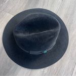 Vintage Federici Black Fedora Felt Hat Photo 2