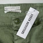 Urban Outfitters  NWT Size 16 Green Button Fly Closure Cotton Straight Leg Pants Photo 3