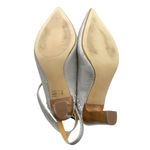 Sundance  Jacinda Shoes Metallic Silver Ankle Wrap Heels Women’s Size 36 | US 6 Photo 14