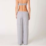 NWT NIA Small The Adnan Pants Pinstriped Black Photo 4