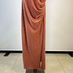 Reformation NWT  Brecken Velvet Knit Midi Dress Dusty Pink Size M Photo 4