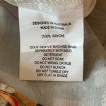 LABEL OF LOVE Italian Scenic Countryside Isadora Lightweight Sun Dress Size M Blue Size M Photo 4