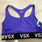 Victoria's Secret Victoria Secret VSX Sports Bra Large Flexin' Purple Sport‎ Bra Photo 2