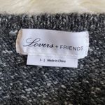 Lovers + Friends Dress Sweater One Shoulder Asymmetrical Mini Gray Sz S Photo 5