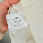 Prada Ivory Sleeveless Blouse with Embellished Collar Photo 7