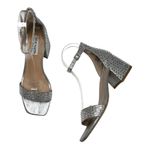 Steve Madden Imina Ankle Strap Silver Rhinestone Sandal Size 7.5 Photo 12