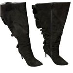 ShoeDazzle Tinley Heeled Boots black size 8 Photo 0