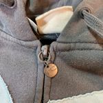 O'Neill  Surf Zip Up Hoodie Womens XL Gray‎ Sun Graphic Embroidered Coastal Photo 6