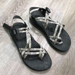 Chacos Chaco Womens Zx/2 Sandals Yampa Light Beam Gray Cream Pattern Hiking Outdoor 10 Photo 1