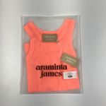 ARAMINTA JAMES Everyday Knit Tank Top Women 8/S Apricot Resort City Travel NWT Orange Size 6 Photo 6