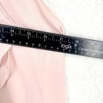 Amanda Uprichard Women's High-Neck Tie Back Asymmetrical Ruffle Light Pink Top Photo 2