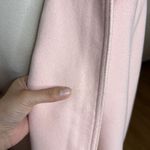 Chico's Jacket Womens 1 Medium Blush Pink Fleece Moto Zip Up Mock Neck Photo 8