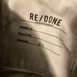 RE/DONE High Rise Denim Jeans Ankle Crop Split Hem Light Wash Blue Size 26 Photo 4