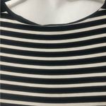 White House | Black Market  Black and White Striped Long Sleeve Top Photo 2