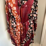 Donna Morgan NWT Floral Mini Dress - Long sleeves and V-neck design Size 18 Photo 5