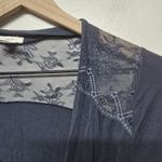 Eberjay Eberjey Storyteller Astrid Lace Teddy Romper and Kimono Robe‎ Set Sz S Photo 4