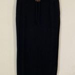 Ralph Lauren Lauren Womens Black Sweater Long Skirt Size Petite Medium Photo 0