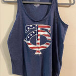 Women's MLB 5th & Ocean Minnesota Twins Stars & Stripes Tank Top Size Medium Blue Photo 0