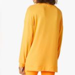 Beyond Yoga NWT!  Long Weekend Lounge Pullover in Light Mango, SZ Small Photo 1