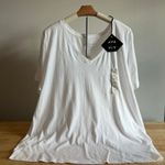 Ava & Viv  Women's White Short Sleeve V-Neck T-Shirt - Size 2X - NWT Photo 6