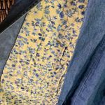 Vintage Floral and Denim Maxi Dress Size 10 Blue Photo 6