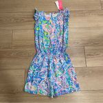 Lilly Pulitzer NWT  Patsi Romper All Together Now Flutter Sleeve Size XXS Photo 1