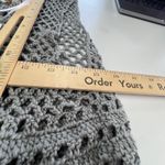 Meskita Tank Top Womens Small Crochet Fringe Boho Knit Festival Layered Beach Gray Photo 7