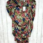 Walter Baker Dress Women Size 4 Royal Garden Verlee Mini Sheath Royal Red Blue Photo 2