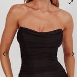 Miami NWT Chic Strapless Black Dress Photo 4