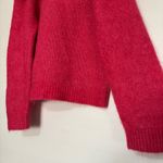 Sézane Sezane Aurore Jumper Pop Pink Knit Wool Off Shoulder Sweater Photo 6