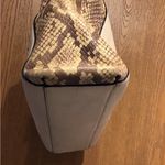  CHRISTIE CARRYALL WITH SNAKE EMBOSSED LEATHER TRIM (COACH F57507) MEDUIM Photo 3