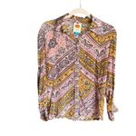 Farm Rio  Anthropologie Classic Button Down Shirt Photo 5