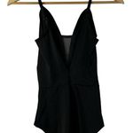 Urban Outfitters UO Out From Under Black Mesh Panel Tank Bodysuit M Photo 1