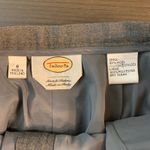 Talbots  Womens Gray Wool Dress Pants 8 Stretch Italy Career Office Academia Photo 4