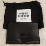 Opening Ceremony 💕💕 Nokki Leather Hand Clasp Clutch Bag Black NWT Photo 7