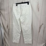 Isaac Mizrahi Women’s 16 Tall White Gauze Linen Pants Summer Photo 2
