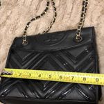 Tory Burch  Black Fleming Art Deco Diamond Quilted Crossbody Shoulder Bag Clutch Photo 11