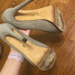 Pour La Victoire Tan Laser Cutout Platform Wedges Photo 6