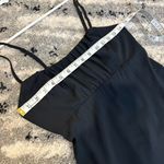 Abercrombie & Fitch Black Ruched Mini Slip Dress with Straps Size Small Photo 6