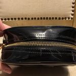 Tory Burch  Small Black Patent Leather Cosmetic Bag Photo 8