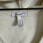 Joie  Irving Cropped Hoodie Bleached Sand White Cream Size XXS Photo 2