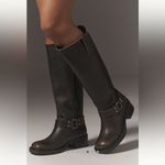 Pilcro Anthropologie  Tall Moto Leather Boots Photo 5
